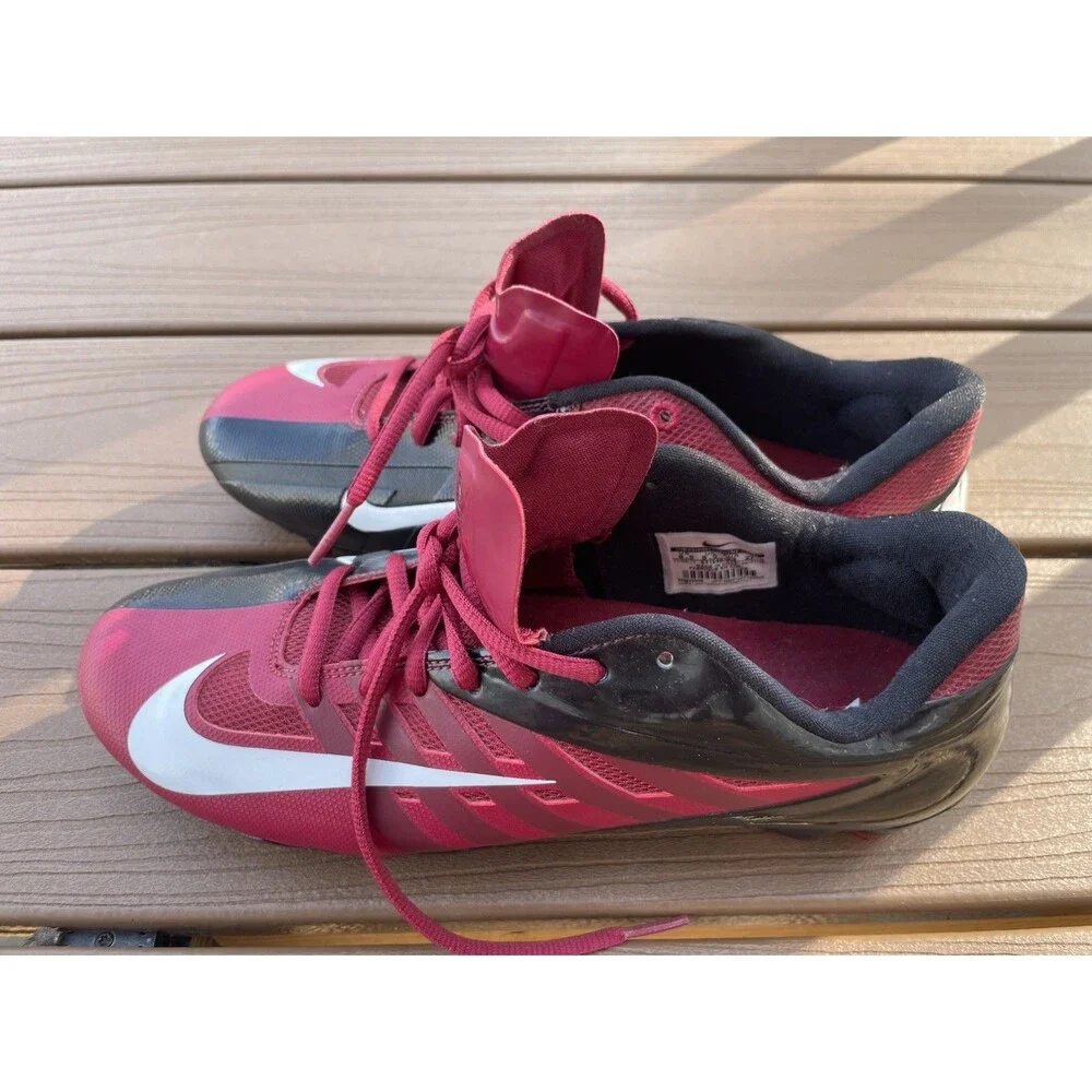 Nike Vapor Pro Low TD Shoes Mens 14 Red Black Football Cleats
